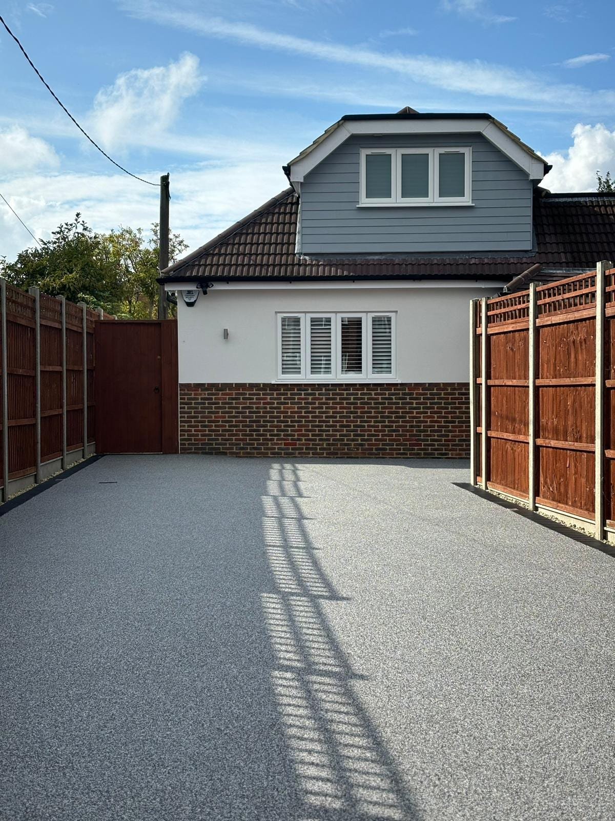 Resin bound driveway